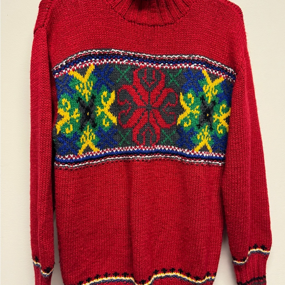 Casual Corner Red Knit Sweater